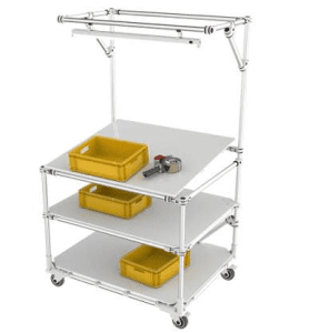 heavy duty workbench with tilting board