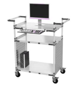 Computer Cart 3 Tier with sliding shelf