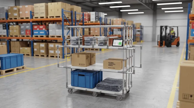 logistic trolley in Malaysia for ergonomic material handling